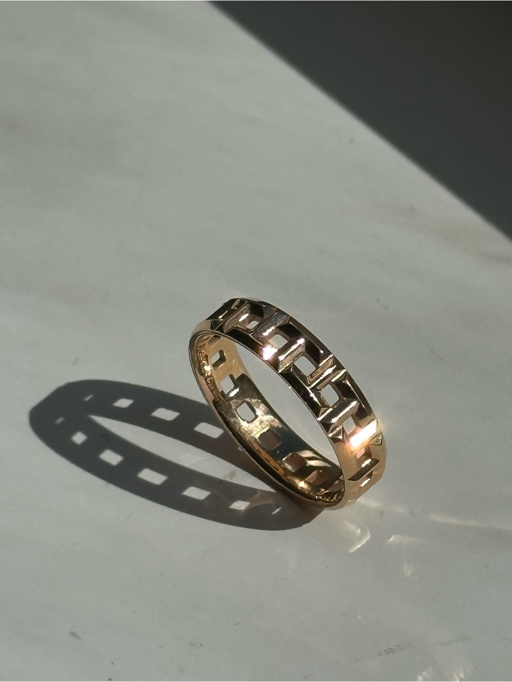 Tiffany & Co. True Wide Ring 18K Rose Gold